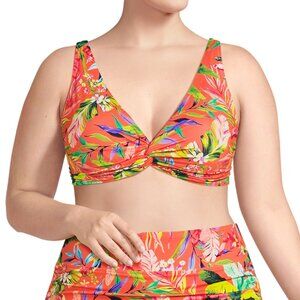 Twist Front Underwire Bikini Swimsuit Top - Size: 4 - NWT